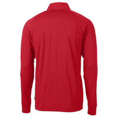 NFL Miami Dolphins Cutter & Buck Big & Tall Adapt Eco Knit Stretch Recycled Quarter-Zip Pullover Top
