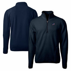 NFL Detroit Lions Cutter & Buck Big & Tall Cascade Eco Sherpa Fleece Quarter-Zip Pullover Jacket