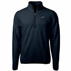 NFL Detroit Lions Cutter & Buck Big & Tall Cascade Eco Sherpa Fleece Quarter-Zip Pullover Jacket