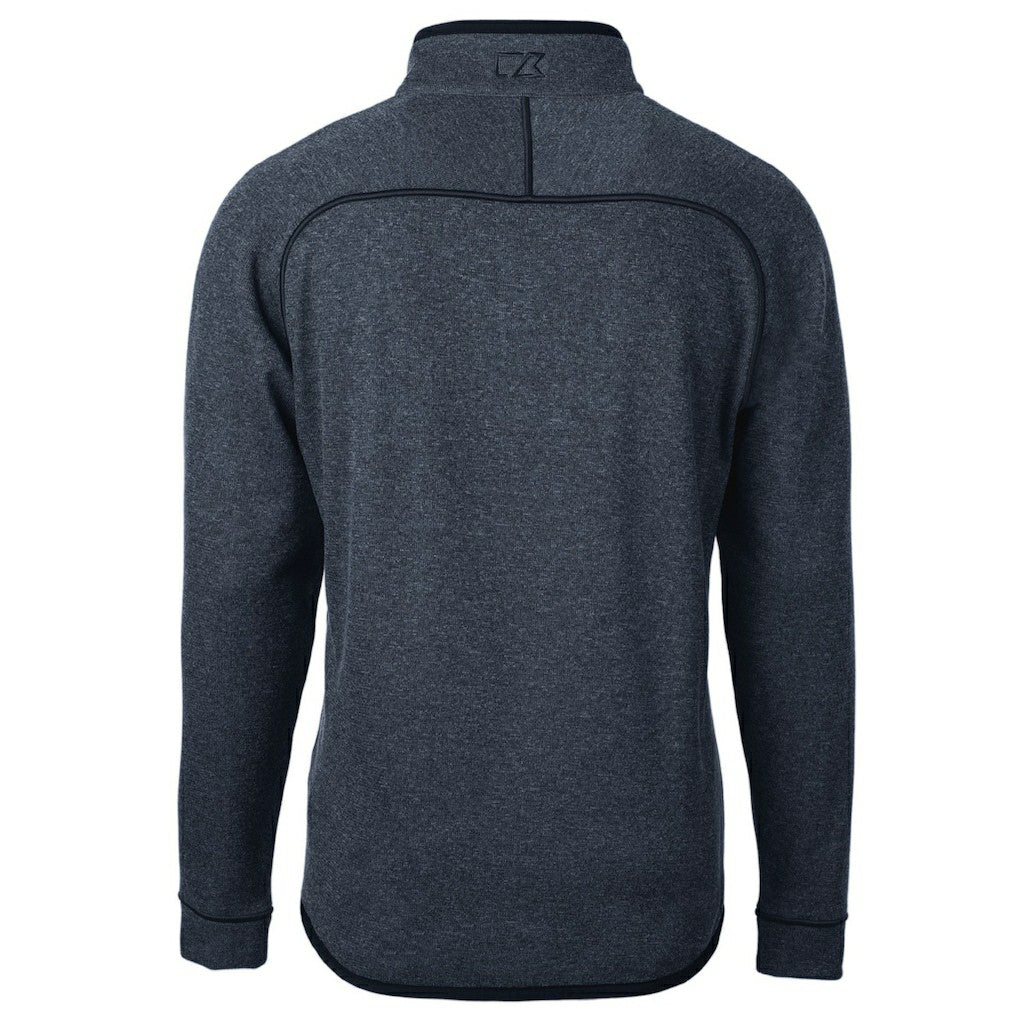 NFL Kansas City Chiefs Cutter & Buck Big & Tall Mainsail Sweater Knit Half-Zip Pullover Jacket