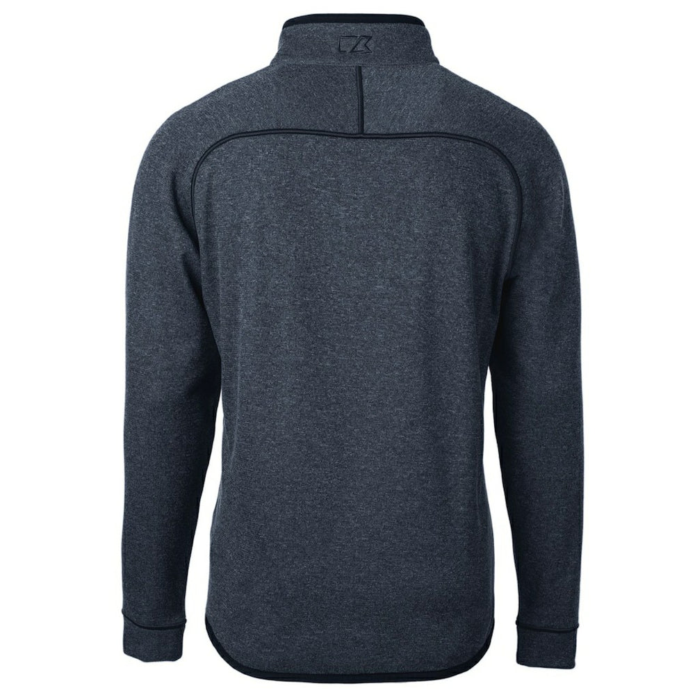 NFL Kansas City Chiefs Cutter & Buck Big & Tall Mainsail Sweater Knit Half-Zip Pullover Jacket