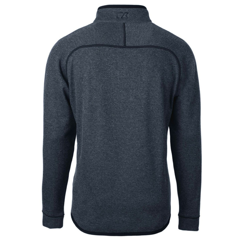 NFL Detroit Lions Cutter & Buck Big & Tall Mainsail Sweater Knit Half-Zip Pullover Jacket