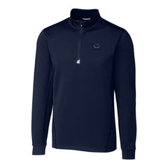 NFL Chicago Bears Cutter & Buck Big & Tall Traverse Stretch Quarter-Zip Pullover Top