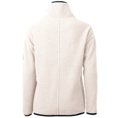 NFL Tennessee Titans Cutter & Buck Women's Americana Cascade Eco Sherpa Fleece Half-Zip Pullover Jacket