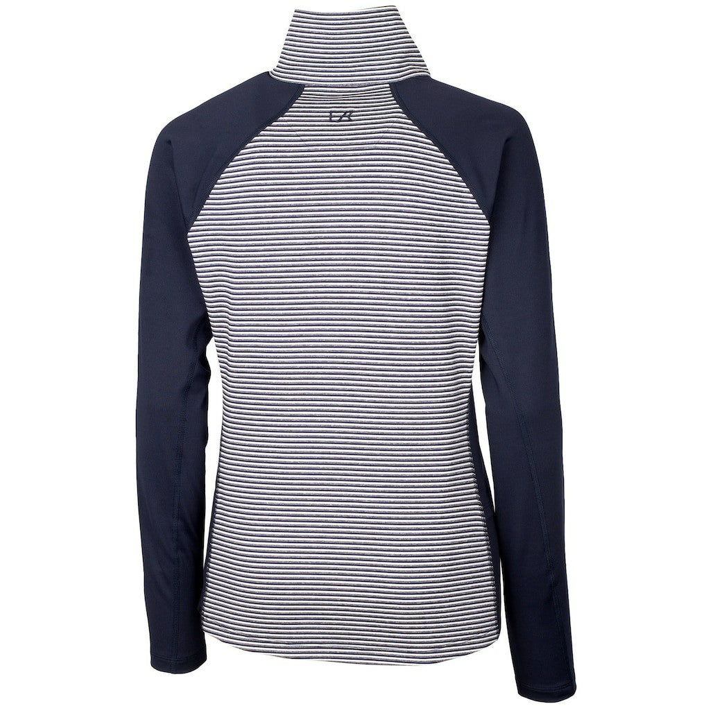 NFL New York Giants Cutter & Buck Women's Forge Tonal Half-Zip Top