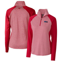 NFL Seattle Seahawks Cutter & Buck Women's Forge Tonal Half-Zip Top