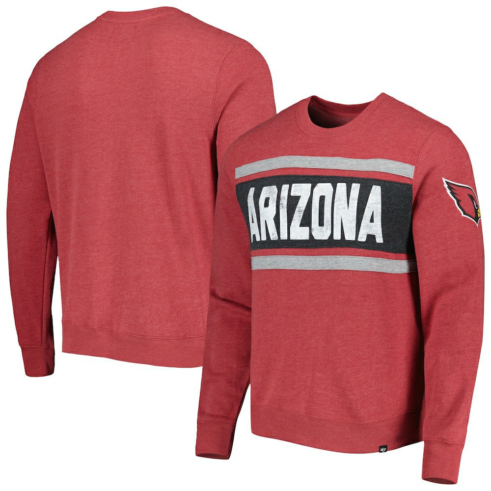 NFL Arizona Cardinals '47 Bypass Tribeca Pullover Sweatshirt