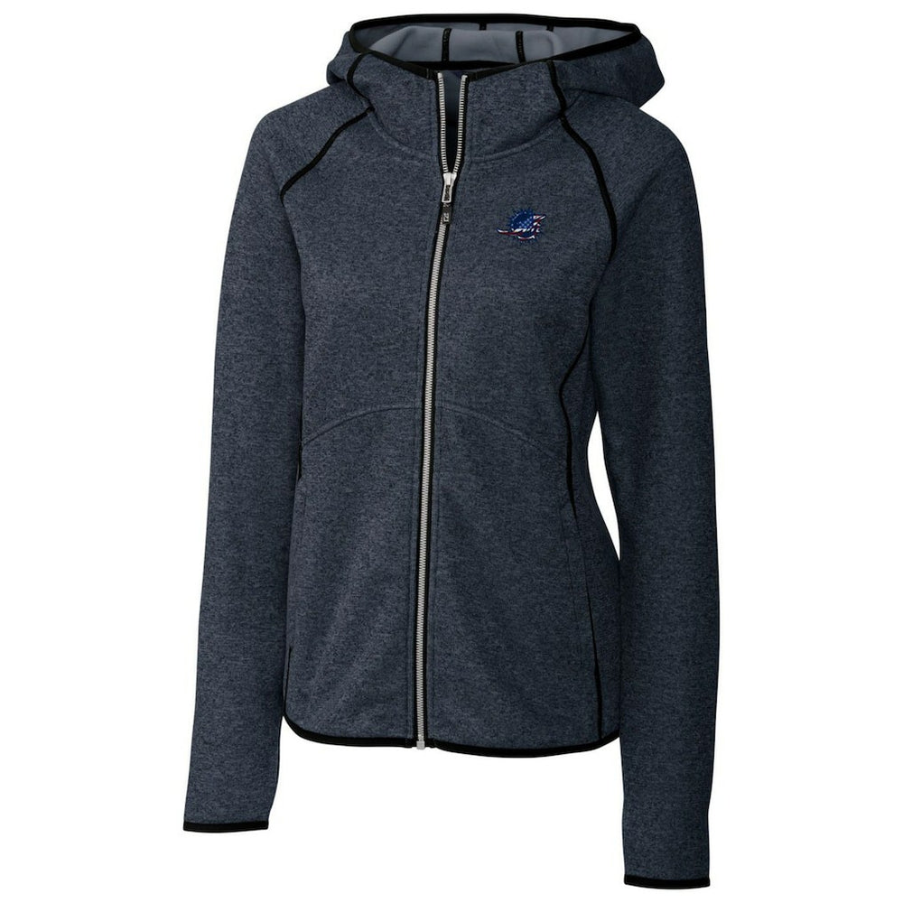 NFL Miami Dolphins Cutter & Buck Women's Mainsail Full-Zip Jacket