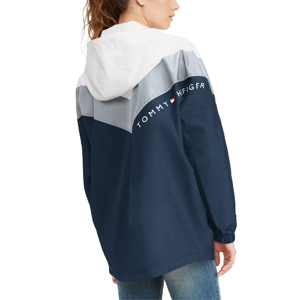 NFL Dallas Cowboys Tommy Hilfiger Women's Staci Half-Zip Hoodie Windbreaker Jacket