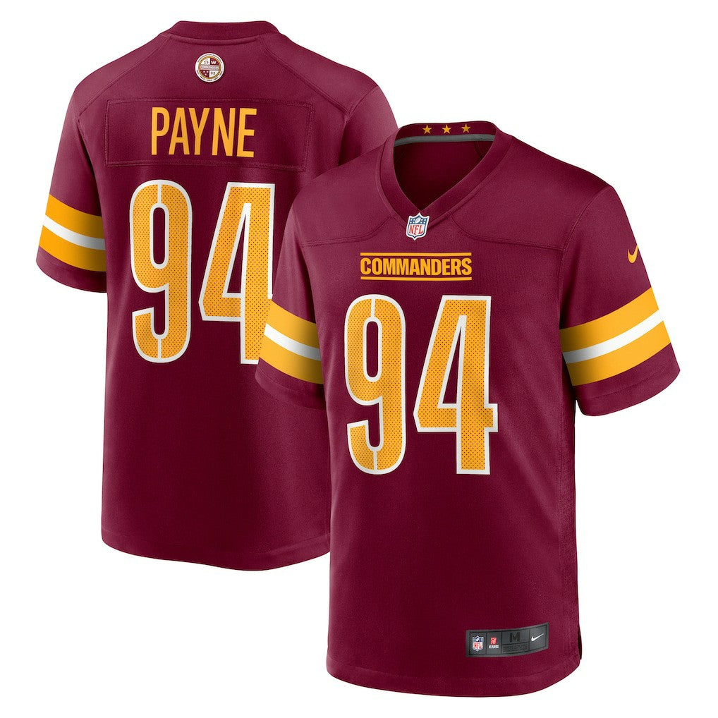NFL Washington Commanders Daron Payne  Player Game Jersey
