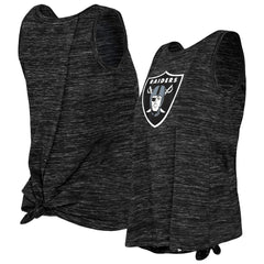 NFL Las Vegas Raiders Women's Space Dye Tie-Back Tank Top