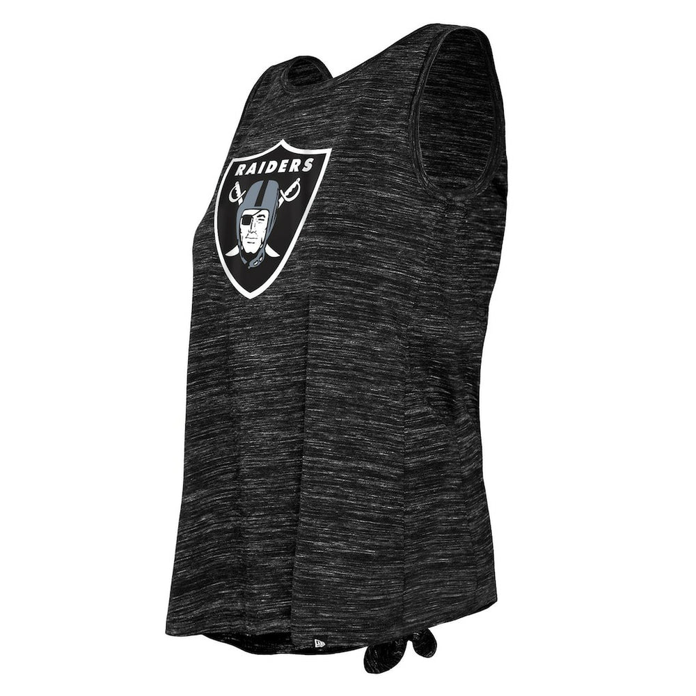 NFL Las Vegas Raiders Women's Space Dye Tie-Back Tank Top