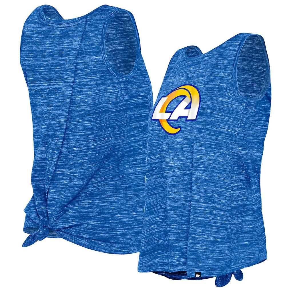 NFL Los Angeles Rams Women's Space Dye Tie-Back Tank Top