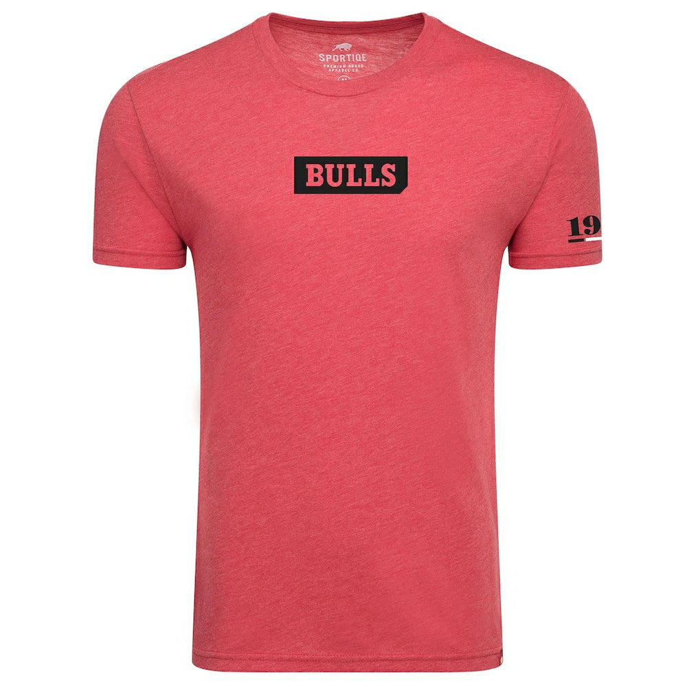 Chicago Bulls Sportiqe Unisex 1966 Collection Comfy Tri-Blend T-Shirt sale - Red cheap