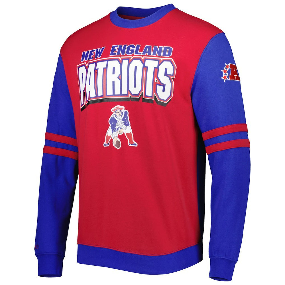 NFL New England Patriots All Over 2.0 Pullover Sweatshirt
