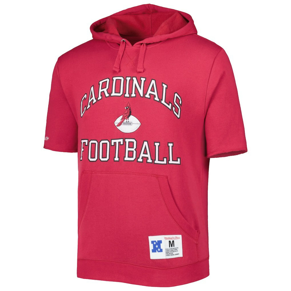 NFL Arizona Cardinals Washed Short Sleeve Pullover Hoodie