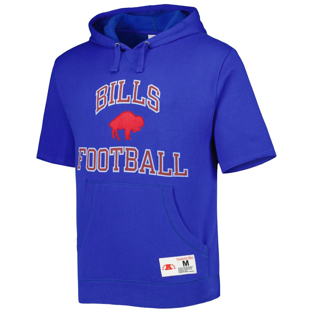 NFL Buffalo Bills Washed Short Sleeve Pullover Hoodie