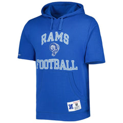NFL Los Angeles Rams Washed Short Sleeve Pullover Hoodie