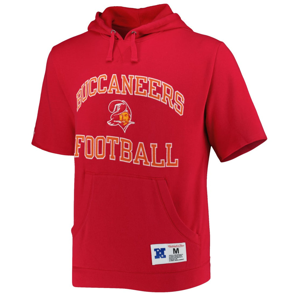 NFL Tampa Bay Buccaneers Washed Short Sleeve Pullover Hoodie