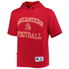 NFL Tampa Bay Buccaneers Washed Short Sleeve Pullover Hoodie