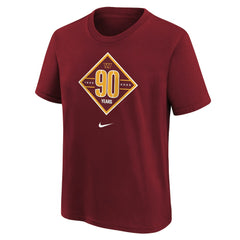 NFL Washington Commanders Youth 90th Anniversary Logo T-Shirt