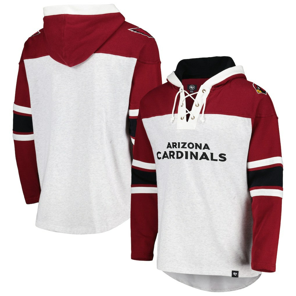 NFL Arizona Cardinals '47 Gridiron Lace-Up Pullover Hoodie