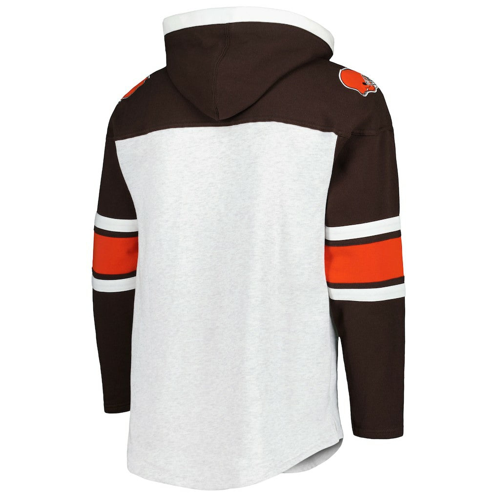 NFL Cleveland Browns '47 Gridiron Lace-Up Pullover Hoodie