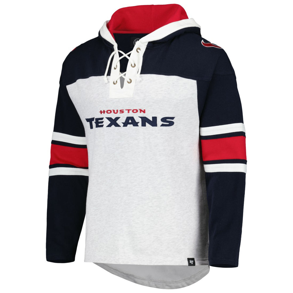 NFL Houston Texans '47 Gridiron Lace-Up Pullover Hoodie
