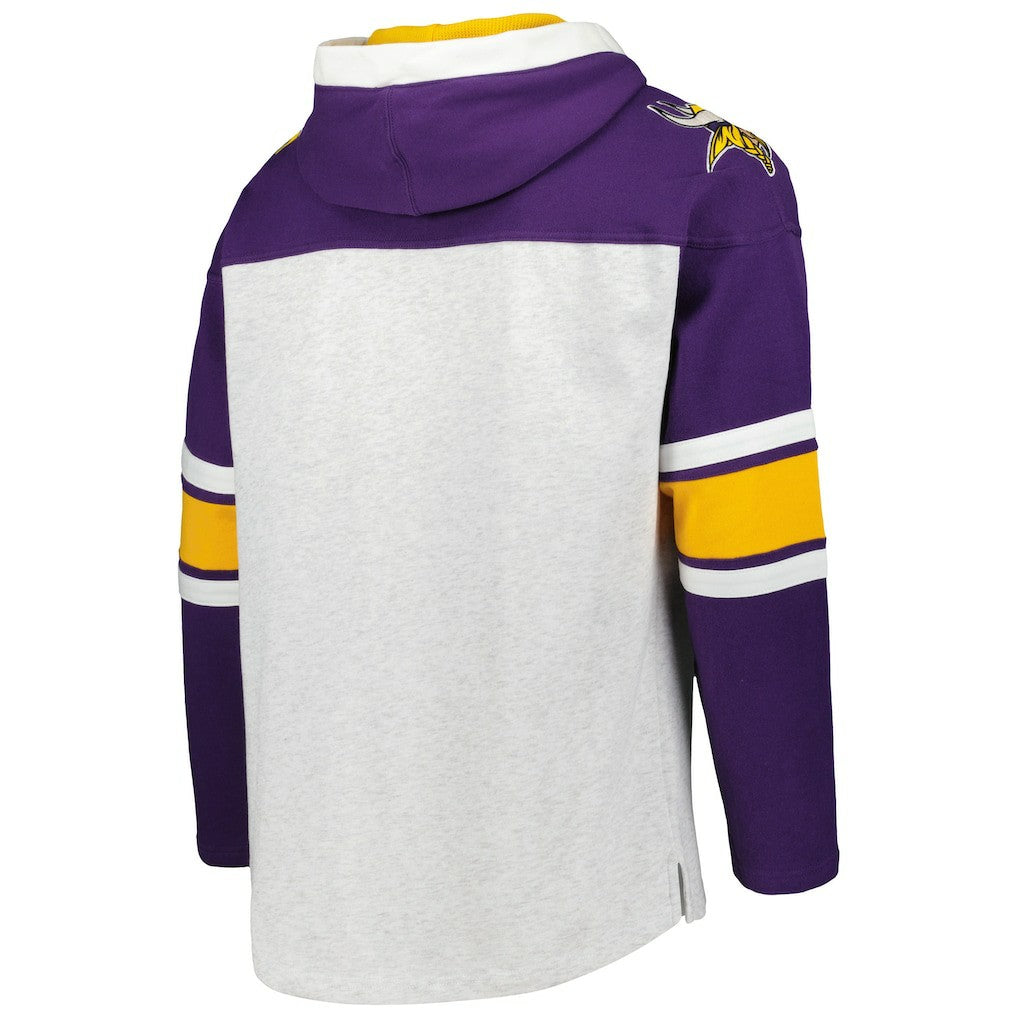 NFL Minnesota Vikings '47 Gridiron Lace-Up Pullover Hoodie
