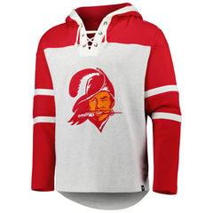 NFL Tampa Bay Buccaneers '47 Historic Logo Gridiron Lace-Up Pullover Hoodie