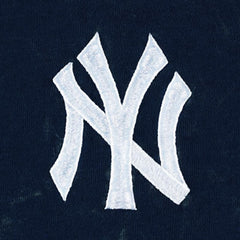 New York Yankees The Wild Collective Women's Marble Pullover Hoodie - Navy