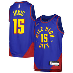Nikola Jokic Denver Nuggets Jordan Brand Youth Swingman Jersey sale - Statement Editi- Blue shop