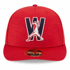 Washington Nationals 2023 Clubhouse Low Profile 59FIFTY Fitted Hat - Red | New Era