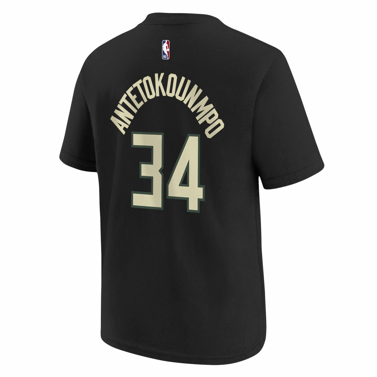Giannis Antetokounmpo Milwaukee Bucks Jordan Brand Youth Statement Edition Name & Number Player T-Shirt - Black online
