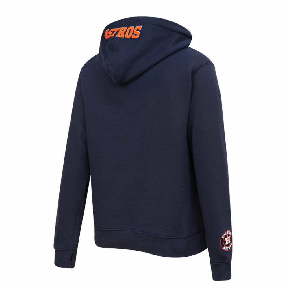 Houston Astros Pro Standard Women's Classic Fleece Pullover Hoodie - Navy