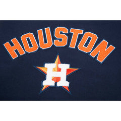 Houston Astros Pro Standard Women's Classic Fleece Pullover Hoodie - Navy