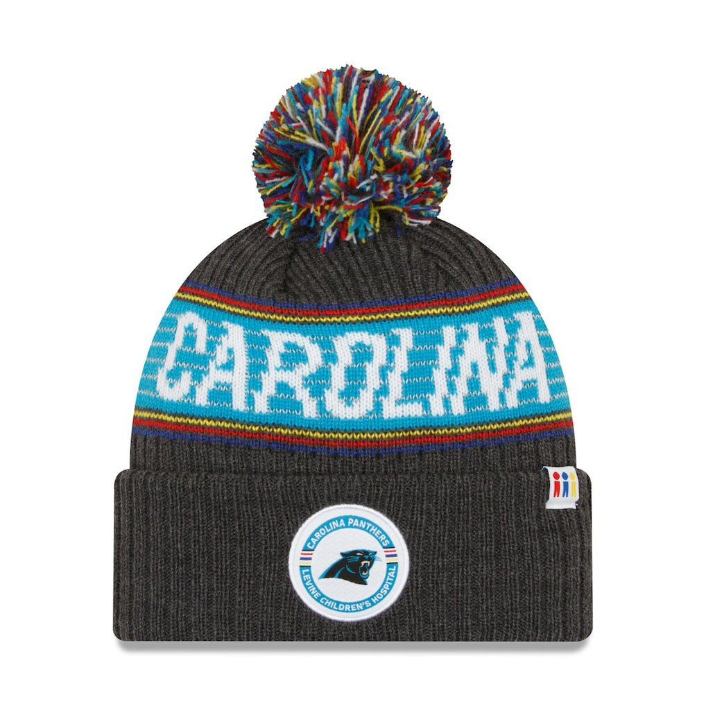 NFL Carolina Panthers 2022 Greg Olsen x Atrium Health Levine Children's Hospital Pom Knit Hat