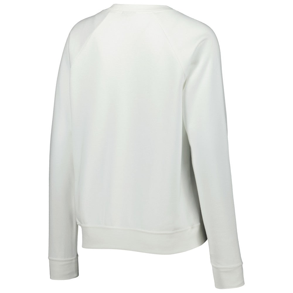 Brazil National Team Women's Lockup Varsity Tri-Blend Raglan Pullover Sweatshirt / Soccer Discount