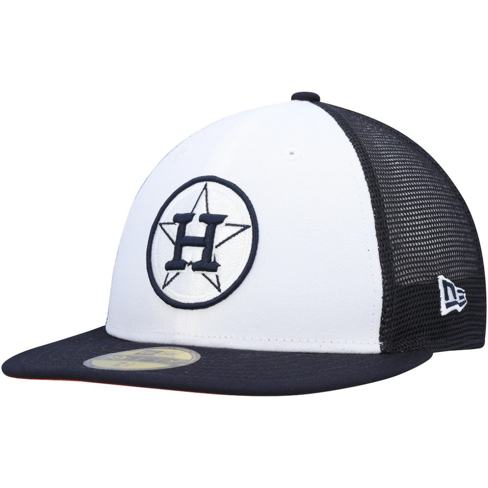Houston Astros 2023 On-Field Batting Practice 59FIFTY Fitted Hat - White/Navy | New Era
