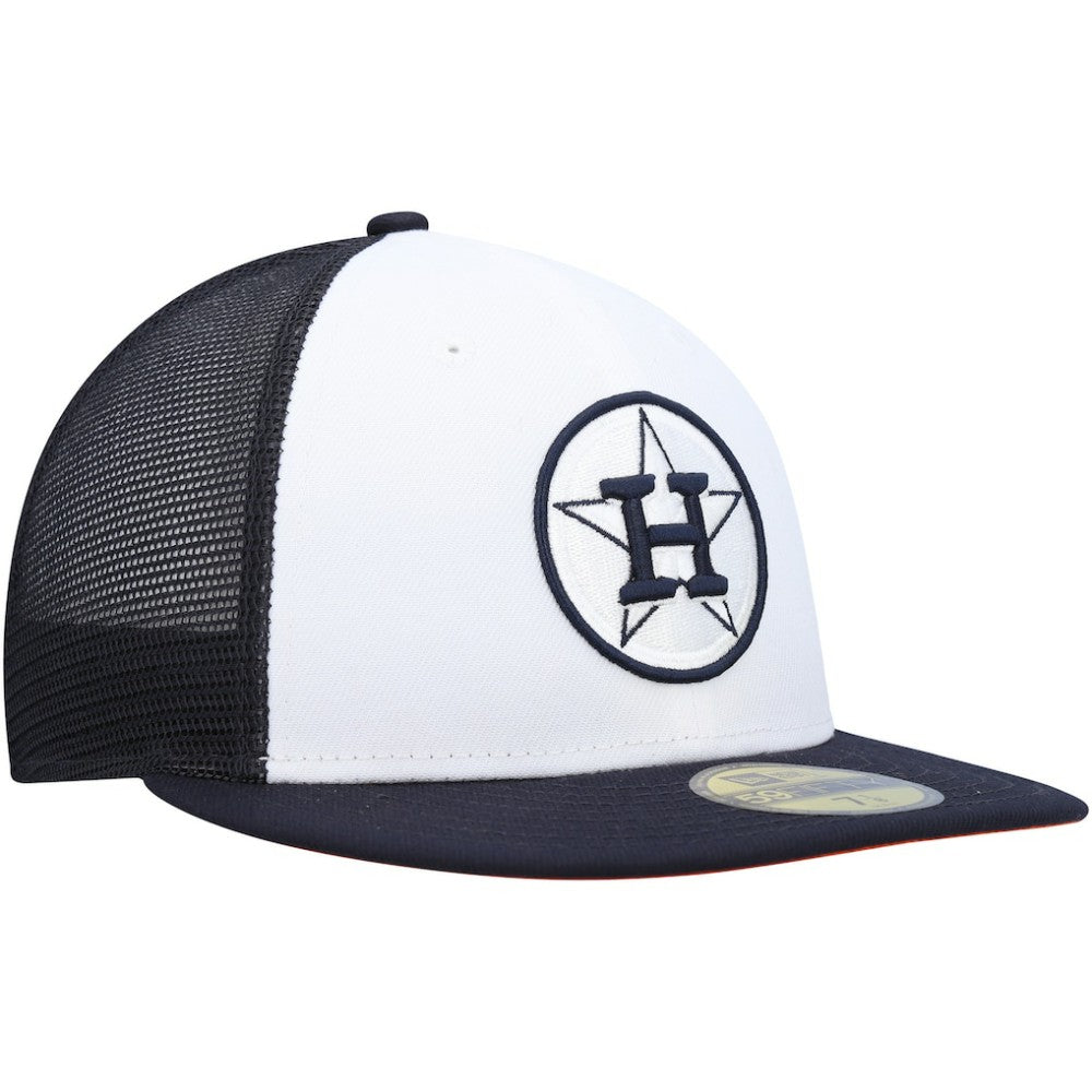 Houston Astros 2023 On-Field Batting Practice 59FIFTY Fitted Hat - White/Navy | New Era