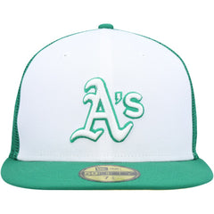 Athletics 2023 On-Field Batting Practice 59FIFTY Fitted Hat - White/Green | New Era
