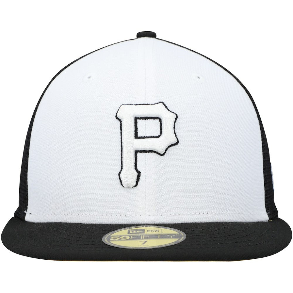 Pittsburgh Pirates 2023 On-Field Batting Practice 59FIFTY Fitted Hat - White/Black | New Era