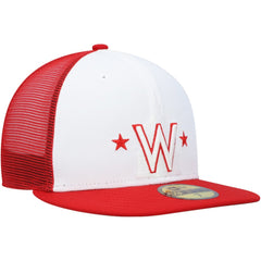 Washington Nationals 2023 On-Field Batting Practice 59FIFTY Fitted Hat - White/Red | New Era
