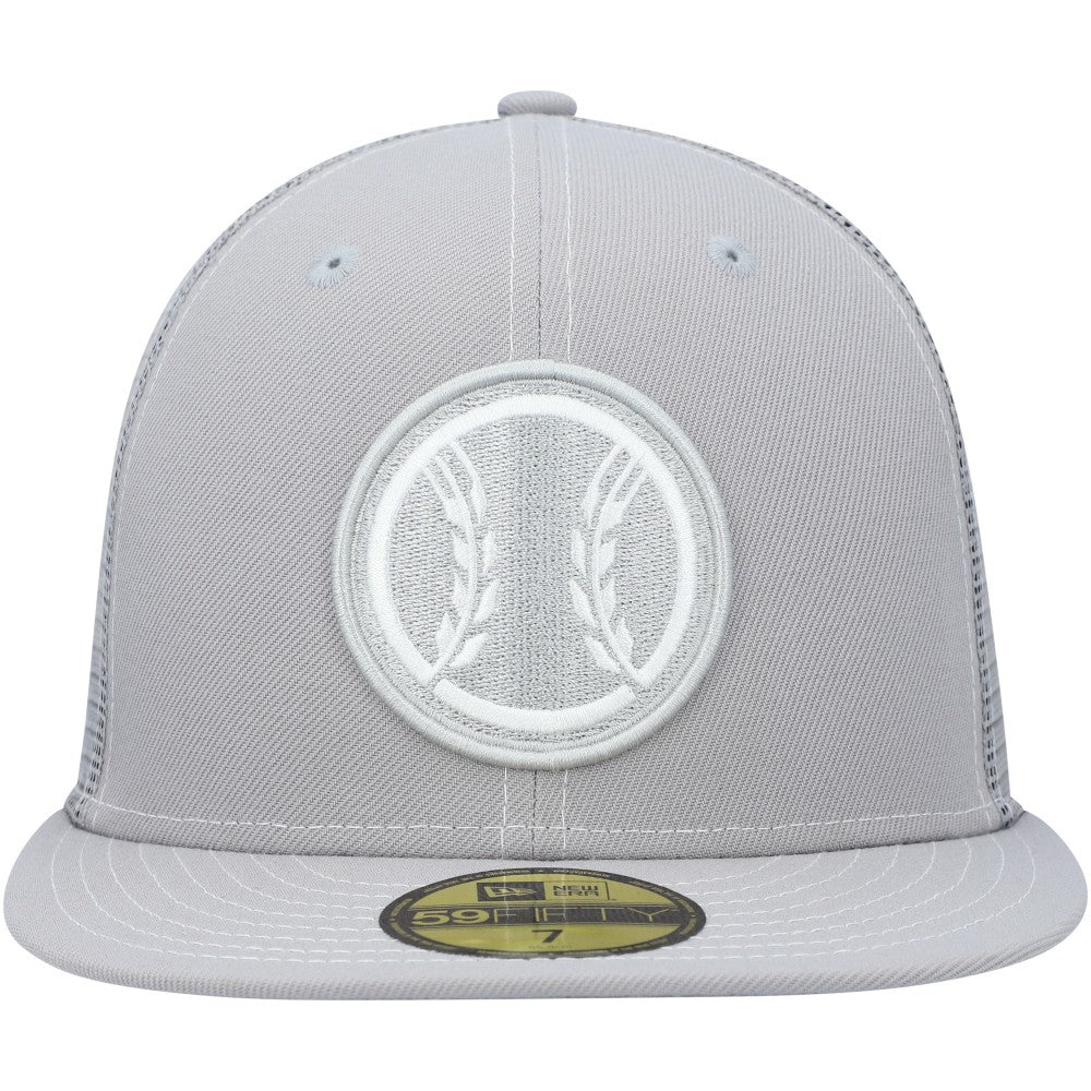 Milwaukee Brewers 2023 On-Field Batting Practice 59FIFTY Fitted Hat - Gray | New Era