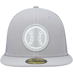 Milwaukee Brewers 2023 On-Field Batting Practice 59FIFTY Fitted Hat - Gray | New Era