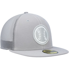 Milwaukee Brewers 2023 On-Field Batting Practice 59FIFTY Fitted Hat - Gray | New Era