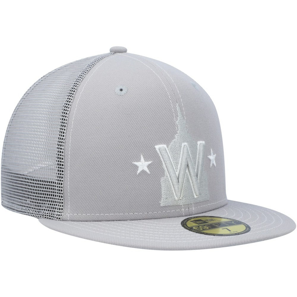 Washington Nationals 2023 On-Field Batting Practice 59FIFTY Fitted Hat - Gray | New Era
