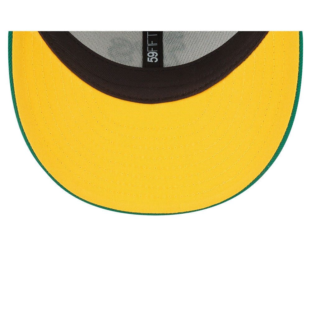 Athletics 2023 On-Field Batting Practice Low Profile 59FIFTY Fitted Hat - White/Green | New Era