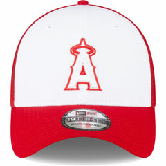 Los Angeles Angels 2023 On-Field Batting Practice 39THIRTY Flex Hat - Red/White | New Era