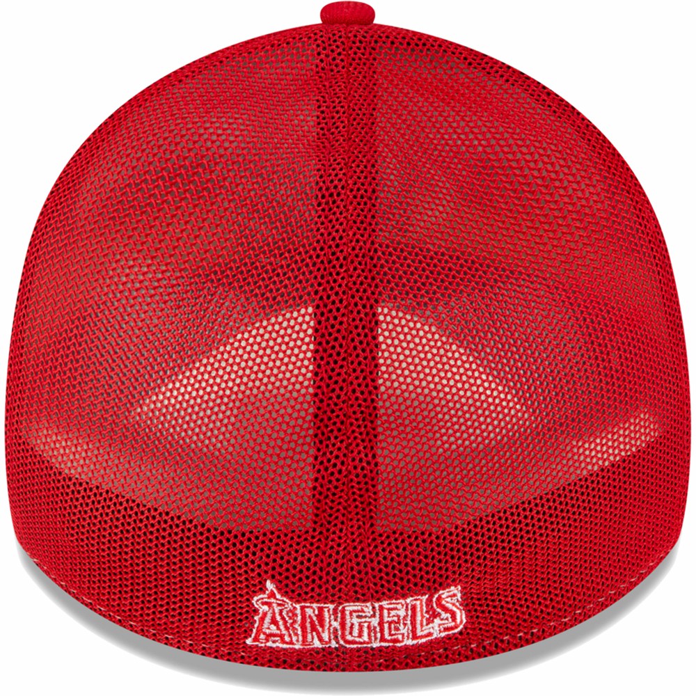 Los Angeles Angels 2023 On-Field Batting Practice 39THIRTY Flex Hat - Red/White | New Era
